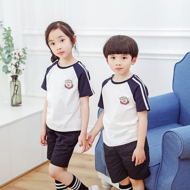 幼稚园幼儿园园服中小学生班服校服英伦学院风定制表演服夏装