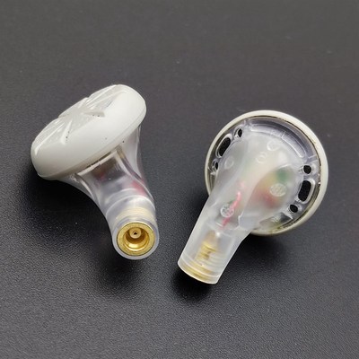 静电MX500外壳 MMCX短款协调美观透明外壳 发烧HIFI耳机定制壳