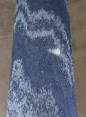 装修装饰 手工贴皮 木饰面贴皮蓝色浪花  科技木皮家具科技木皮