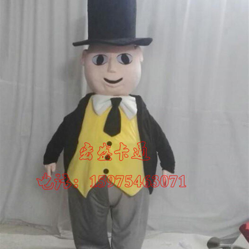 定制卡通服人偶道具订做行走表演玩偶广告宣传P公仔服装卡人物胖