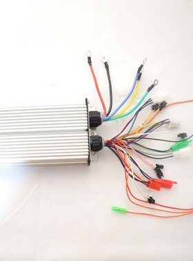 低速工程电动三轮车无刷电机控制器48v60v15管免大线智能调速器