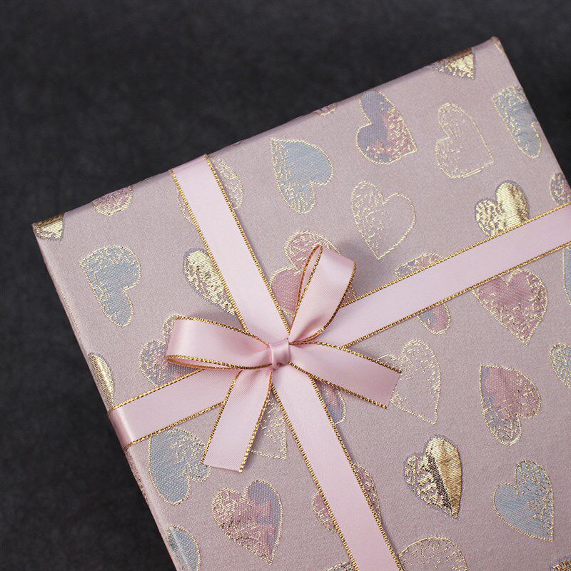 布艺爱心礼物盒子送女生礼盒空盒高级感小众包装盒大号生日礼品盒