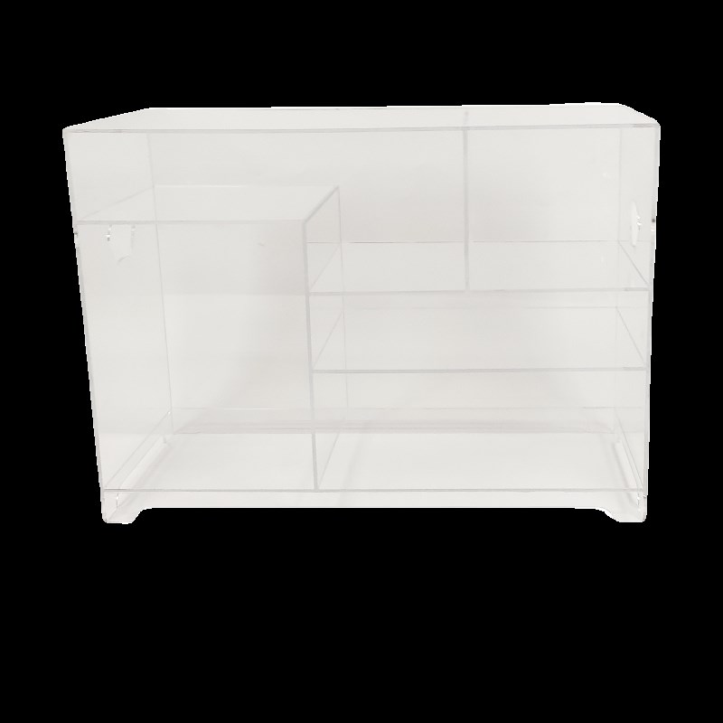 桌面透明亚克力水杯展示架茶具茶棚多宝格小型博古架新中式收纳柜