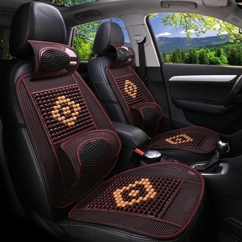 .夏天季木珠凉席凉垫专用七座套新五菱宏光S宏光V宏光S1S3汽车坐