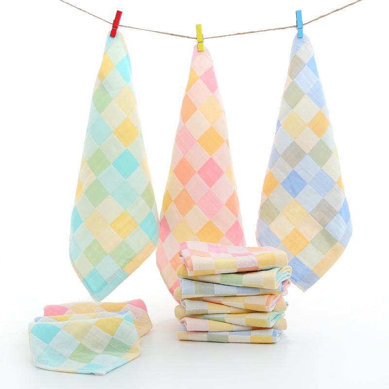 儿童手帕新生儿双层纱布小毛巾幼儿园宝宝洗脸擦手巾婴儿新款