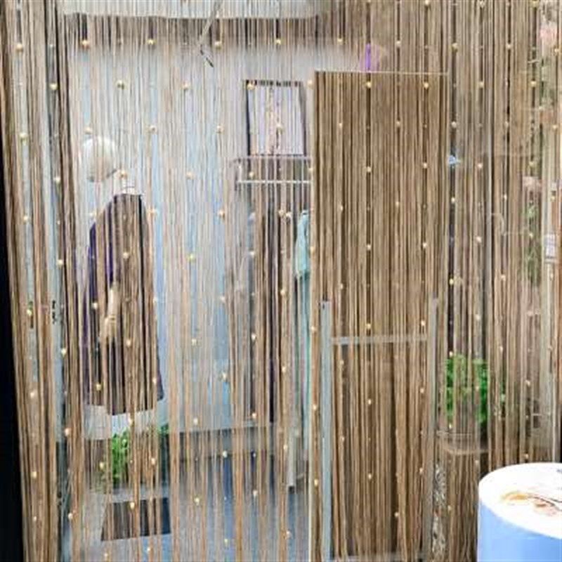 超豪华加密品质珠线帘门帘隔断玄关现代流苏帘子门店橱窗商业空间,居家布艺,线帘,淘宝优惠券,粉丝福利购,淘宝优惠卷