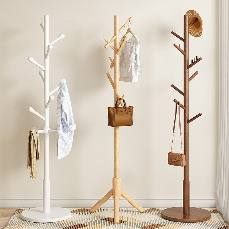 衣帽架实木落地衣架家用建议挂衣架立式挂衣杆挂包架卧室隔夜衣架,住宅家具,衣帽架,淘宝优惠券,粉丝福利购,淘宝优惠卷