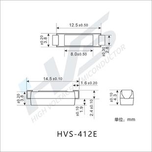特压高21417高压二极管 15KV GUG3215 00mA 高硅频 50ns 表面3贴装