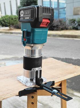 kt手kt7号仓1锂边持式修机电槽动铝塑板开机电无刷电木铣多功能木