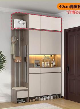 能坐客的鞋柜入户关柜厅41238约带灯隔断简屏风柜家用换鞋凳玄一