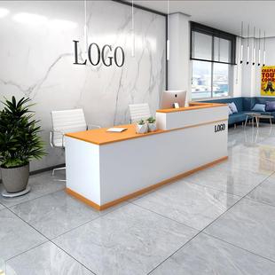 J^司台接待台简约现代公收银台柜台商用店xsl 店前前奶 108铺服装