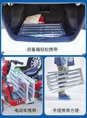装修凳施 便携折叠凳加厚工程凳升降MIH工子高凳 铁凳子马凳子工