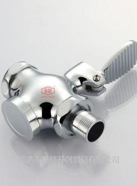 生脚踩冲阀 春脚踏大小便冲洗水阀排水伐CH85006全铜蹲厕器洪 卫