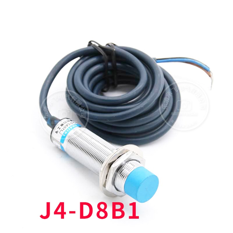 中国沪工集团 CHIIB接近开关A级蓝头 J4-D8B1直流三线NPN常开 m18