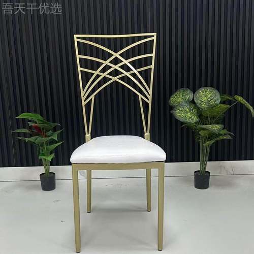 属竹节椅户外草金坪礼背宴会椅酒店婚庆靠椅餐婚桌ZPZ椅古堡椅