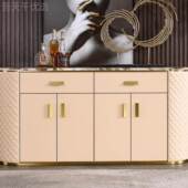 轻奢卧室柜餐边靠柜柜客厅边柜意橱式 墙柜储物MLM柜电 现代视新款