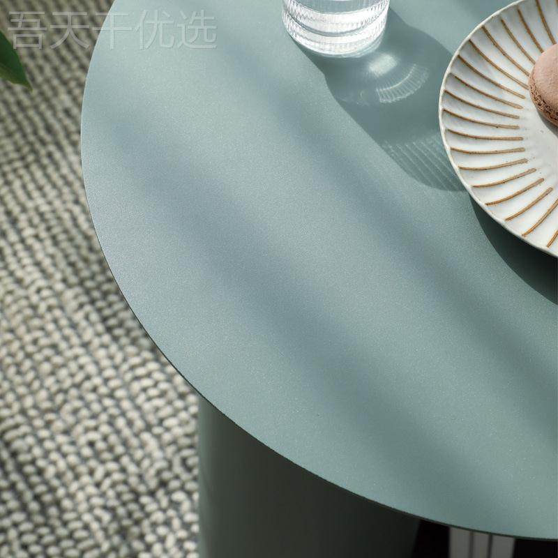 欧铁艺边几ins角几 小简北茶约床头沙发THT设计师几阳台金属休闲