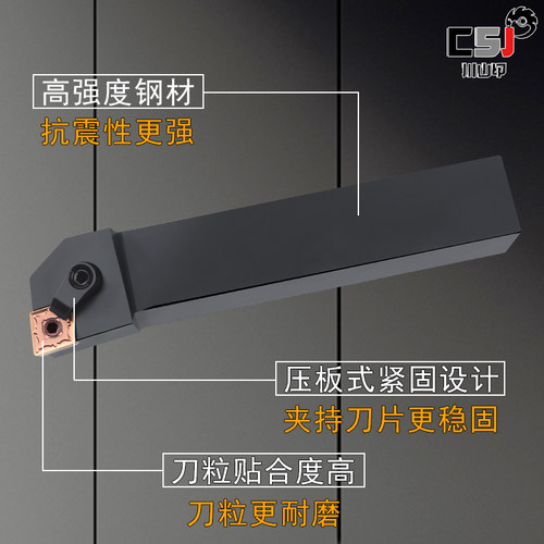 外圆刀杆95度压板式正反刀MCLNR2020K12/L/2525M16数控刀架具菱形