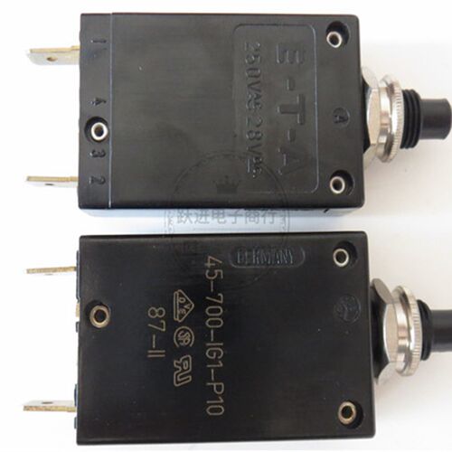 进口德国ETA250V28V断路器E-T-A 45-700-1G1-P10保险过流保护器1A