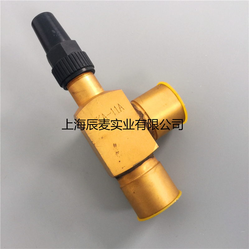 黄铜角阀NKA-11A 铜截止阀 1-3/8焊口 关断阀 制冷配件 铜角阀