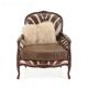 厅别墅单皮布闲 高背老虎椅人法OFX式 美休式 家具客实木沙发椅欧式