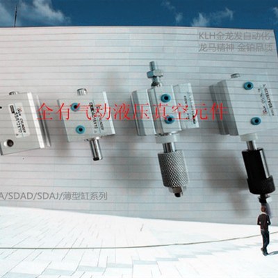 耐高温双出双轴薄型带磁外牙气缸SDAD/SDADS40X45X50X60X70-B