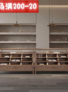 厅展览馆橱窗样品玻璃台桌展宝示柜博物馆展董珠首81719饰店服古