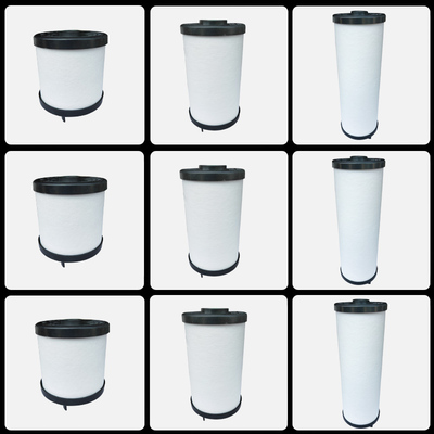 法兰式净化器活性炭滤芯喷漆除油除水过滤器空压机油水分离器滤芯