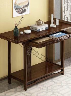 实中木柜神柜供佛台34317家用台桌香案佛柜神位柜式玄关台供条案