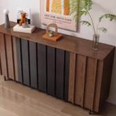 饰隔入断柜靠墙HHP边玄柜户古 客厅古韵装 中风实木餐边柜美式 法式