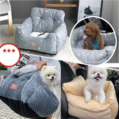 升级经典车载狗窝拆洗单肩背副驾驶前后座防跑动网兜手提