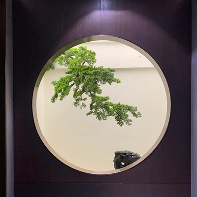 仿真松树悬挂式松枝壁挂侧挂倒挂迎客松玄L关入户橱窗造景装饰摆