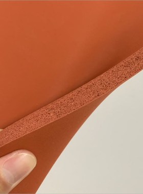 硅胶发泡板垫红色耐高温海绵板密封板烫金板印花机维修手机垫专用