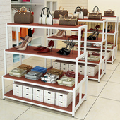 展示柜免漆板小家电摆货架落地多层中岛陈列柜柜超市产品展示台