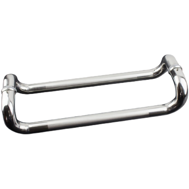 0不锈钢圆管四弯大拉手有框门拉手弯头玻璃门拉手大门拉手把手