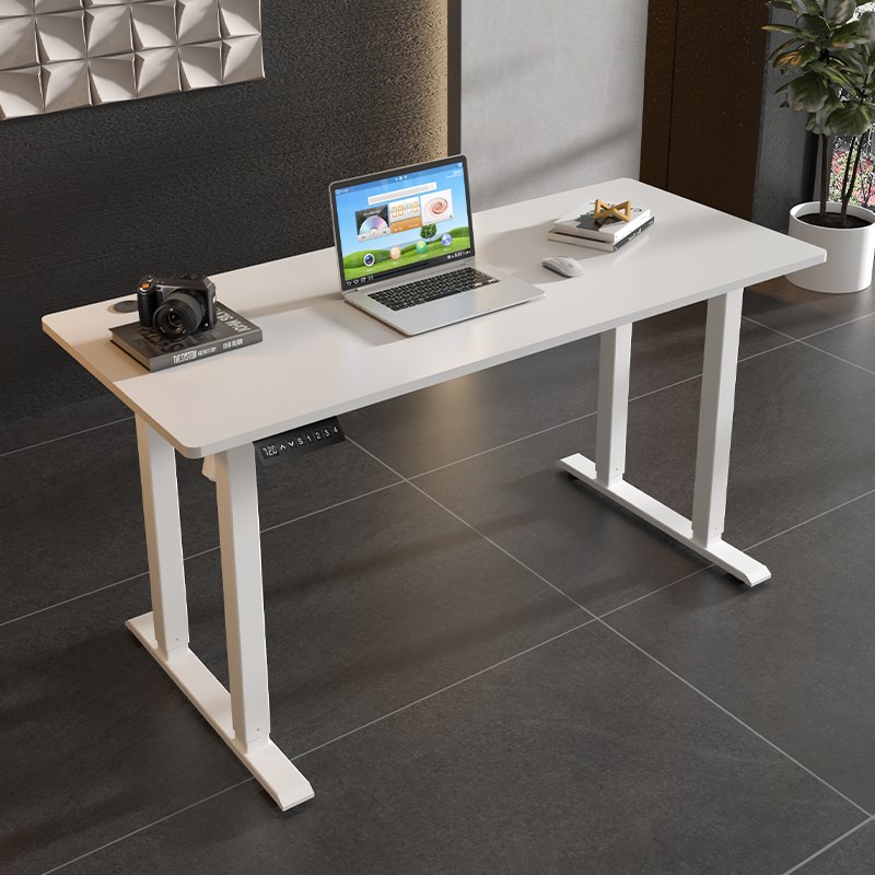 智能电动升降桌电脑桌四腿电机办公桌子工作台台式家用学习书桌