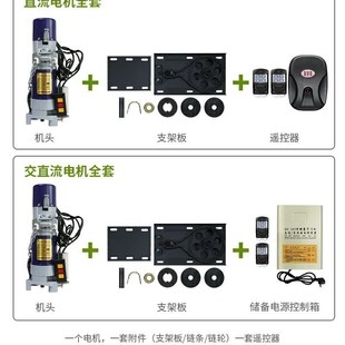 电动卷闸门电机卷帘门电机全手动改电动门电机遥控通用
