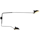 创意个性 复古工业风壁灯客厅张牙舞爪长杆钓鱼摇臂摆卧室床头壁灯