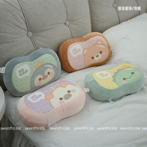记忆棉企鹅抱枕拆洗恐龙儿童午休枕床睡觉枕靠枕宿舍午睡枕