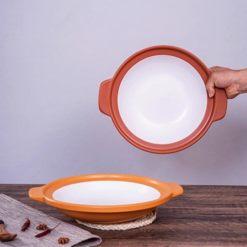 饭店陶瓷特浅砂锅干烧锅大口径商用明火电陶炉耐温浅口干锅,厨房/烹饪用具,砂锅/石锅,淘宝优惠券,粉丝福利购,淘宝优惠卷