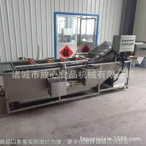 自动鱼类海鲜FX-600超声淋波清机 喷清洗流水线设备 大连全洗鱼机