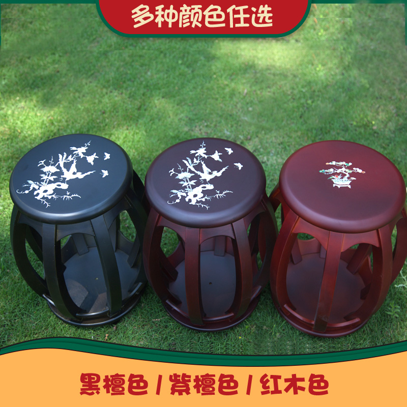 古筝凳子全实木圆凳仿古古筝凳弹古筝琴凳儿童成人古筝凳多地