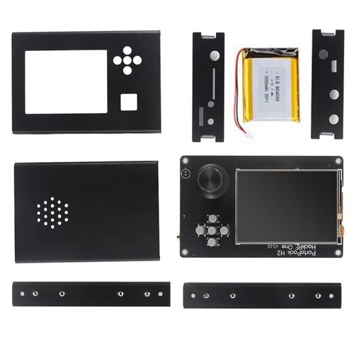 PORTAPACK H2 + HACKRF One控制 SDR收音机 H2屏幕和铝合金外壳