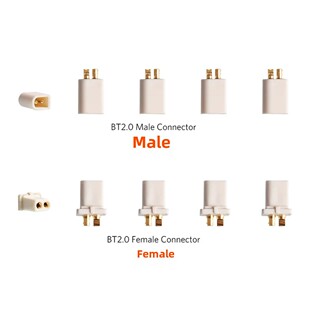 BETAFPV1S穿越无人机Meteor65/75/cetus飞鲸BT2.0公母电源端子头