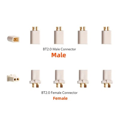 BETAFPV1S穿越无人机Meteor65/75/cetus飞鲸BT2.0公母电源端子头