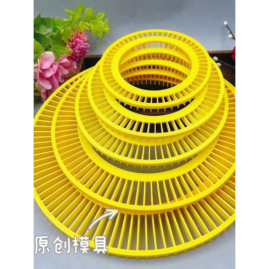 1厘米厚花饽饽底座模具圆形底座模具中式蛋糕DIY手工包子馒头模具