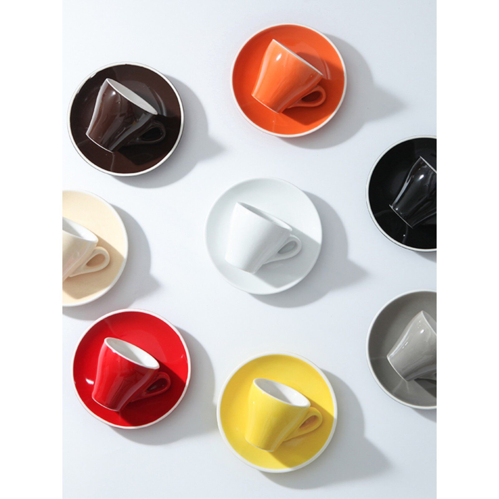 意式浓缩咖啡杯碟套装80ml欧式陶瓷特浓espresso小号精致迷你杯子