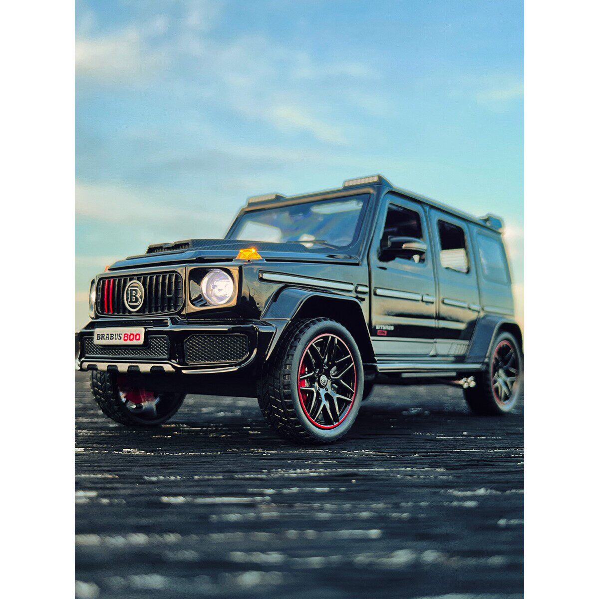 大奔大G合金车模男孩避震玩具金属巴博斯G63仿真汽车模型摆件礼物