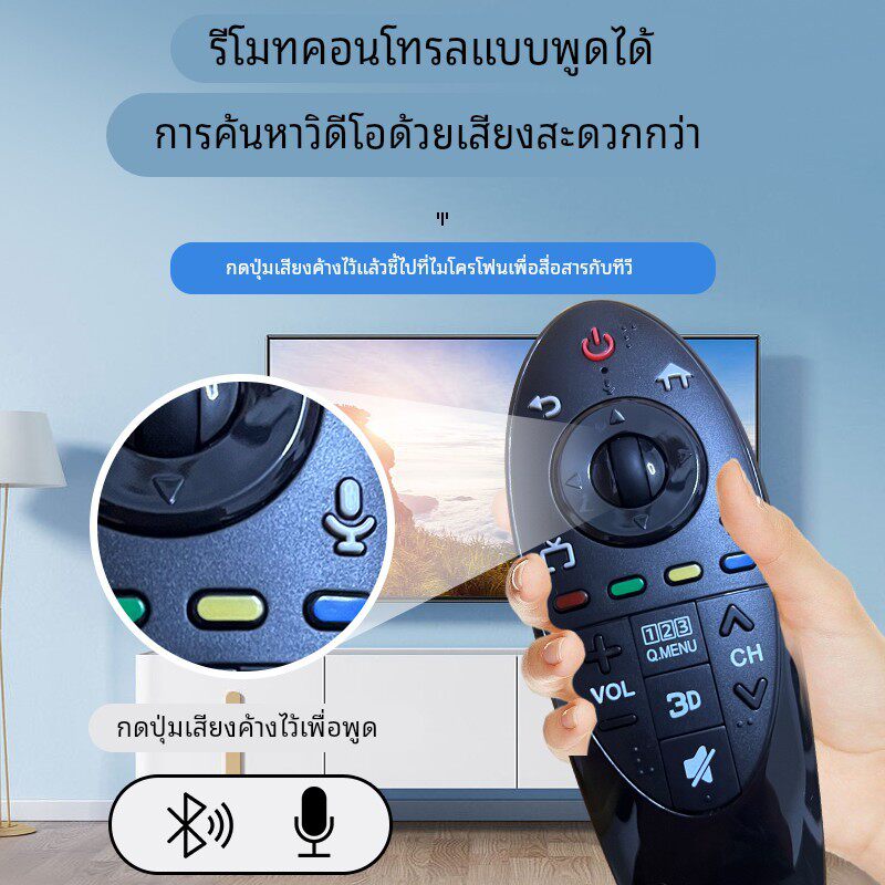 原装版LG动感语音鼠标蓝牙智能3D电视机遥控器AN-MR500GGB