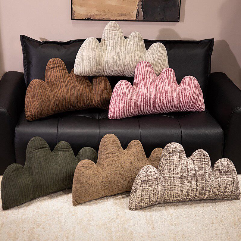 靠山抱枕办公室椅子靠背垫创意护腰靠垫客厅沙发高级感靠枕新中式